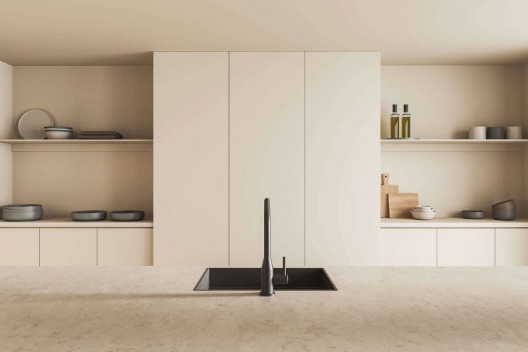Kitchen cabinet detail